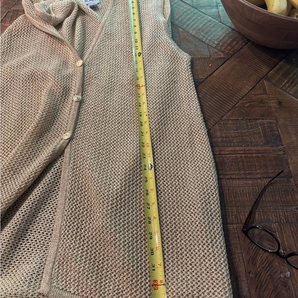 Koret Brushed Gold  Knit Vest with Gold Accents - Picture 12 of 16